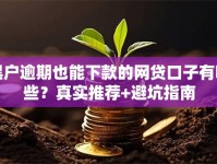 黑户逾期也能下款的网贷口子有哪些？真实推荐+避坑指南