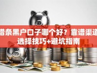 借条黑户口子哪个好？靠谱渠道选择技巧+避坑指南