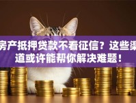 房产抵押贷款不看征信？这些渠道或许能帮你解决难题！