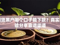 网贷黑户哪个口子能下款？真实经验分享靠谱渠道