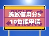 蚂蚁信用分510也能申请无抵押信用贷款？这份攻略教你避开误区成功下款