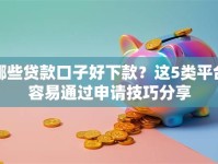 哪些贷款口子好下款？这5类平台容易通过申请技巧分享