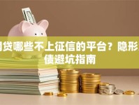 网贷哪些不上征信的平台？隐形负债避坑指南