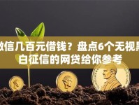 微信几百元借钱？盘点6个无视黑白征信的网贷给你参考