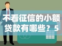 不看征信的小额贷款有哪些？5种渠道避坑指南