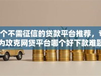 8个不需征信的贷款平台推荐，专为攻克网贷平台哪个好下款难题