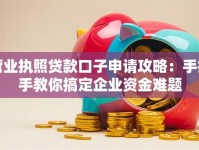 营业执照贷款口子申请攻略：手把手教你搞定企业资金难题