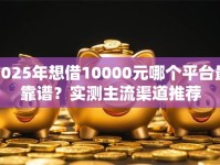 2025年想借10000元哪个平台最靠谱？实测主流渠道推荐