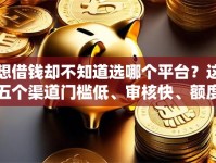 想借钱却不知道选哪个平台？这五个渠道门槛低、审核快、额度高！