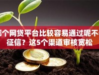 哪个网贷平台比较容易通过呢不看征信？这5个渠道审核宽松