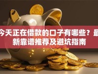 今天正在借款的口子有哪些？最新靠谱推荐及避坑指南