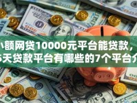 小额网贷10000元平台能贷款，15天贷款平台有哪些的7个平台介绍