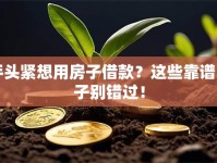 手头紧想用房子借款？这些靠谱口子别错过！