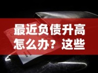 最近负债升高怎么办？这些正规渠道或许能帮你解决资金难题