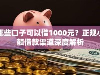 哪些口子可以借1000元？正规小额借款渠道深度解析
