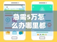 急需5万怎么办哪里都贷不了？别慌！试试这几个正规渠道申请详细流程