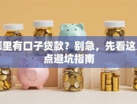 哪里有口子贷款？别急，先看这几点避坑指南