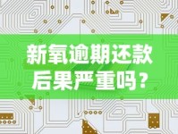 新氧逾期还款后果严重吗？真实影响与应对策略解析