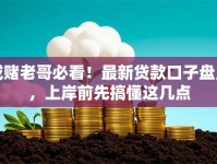 戒赌老哥必看！最新贷款口子盘点，上岸前先搞懂这几点