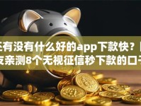 还有没有什么好的app下款快？网友亲测8个无视征信秒下款的口子盘点