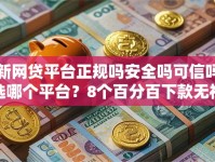 新网贷平台正规吗安全吗可信吗选哪个平台？8个百分百下款无视黑白户网贷软件推荐