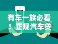 有车一族必看！正规汽车贷款平台挑选指南
