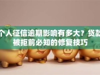 个人征信逾期影响有多大？贷款被拒前必知的修复技巧