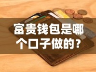 富贵钱包是哪个口子做的？揭秘背后平台+申请技巧