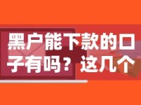 黑户能下款的口子有吗？这几个方法或许能帮到你