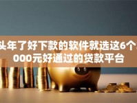 头年了好下款的软件就选这6个3000元好通过的贷款平台