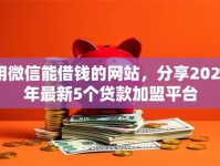 用微信能借钱的网站，分享2026年最新5个贷款加盟平台