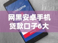 网黑安卓手机贷款口子6大解析：安卓用户必看的贷款渠道与避坑指南