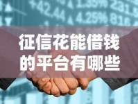 征信花能借钱的平台有哪些？这些渠道或许能帮到你！