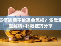 征信逾期不处理会怎样？贷款难题解析+补救技巧分享