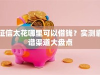 征信太花哪里可以借钱？实测靠谱渠道大盘点
