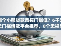 哪个小额贷款风控门槛低？6千元无门槛借款平台推荐，8个无视黑户百分百下款app盘点