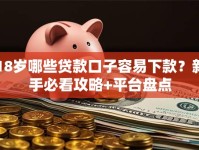 18岁哪些贷款口子容易下款？新手必看攻略+平台盘点