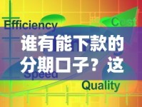 谁有能下款的分期口子？这几个靠谱平台实测通过率高
