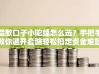借款口子小陀螺怎么选？手把手教你避开套路轻松搞定资金难题