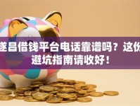 遂昌借钱平台电话靠谱吗？这份避坑指南请收好！