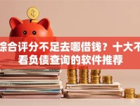 综合评分不足去哪借钱？十大不看负债查询的软件推荐