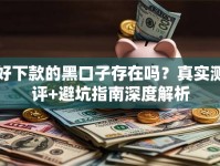 好下款的黑口子存在吗？真实测评+避坑指南深度解析