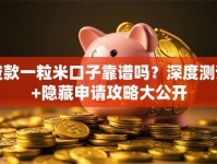 贷款一粒米口子靠谱吗？深度测评+隐藏申请攻略大公开
