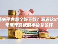 网贷平台哪个好下款？看看这8个未成年贷款的平台怎么样