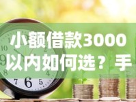 小额借款3000以内如何选？手把手教你避开雷区