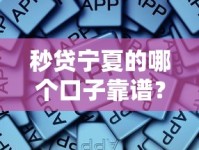 秒贷宁夏的哪个口子靠谱？这些平台值得一试