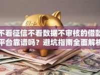 不看征信不看数据不审核的借款平台靠谱吗？避坑指南全面解析