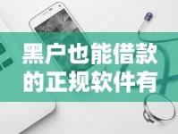 黑户也能借款的正规软件有哪些？这些低门槛平台值得试试