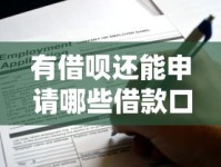 有借呗还能申请哪些借款口子？这些平台靠谱又方便！
