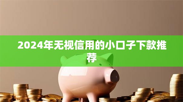 2024年无视信用的小口子下款推荐